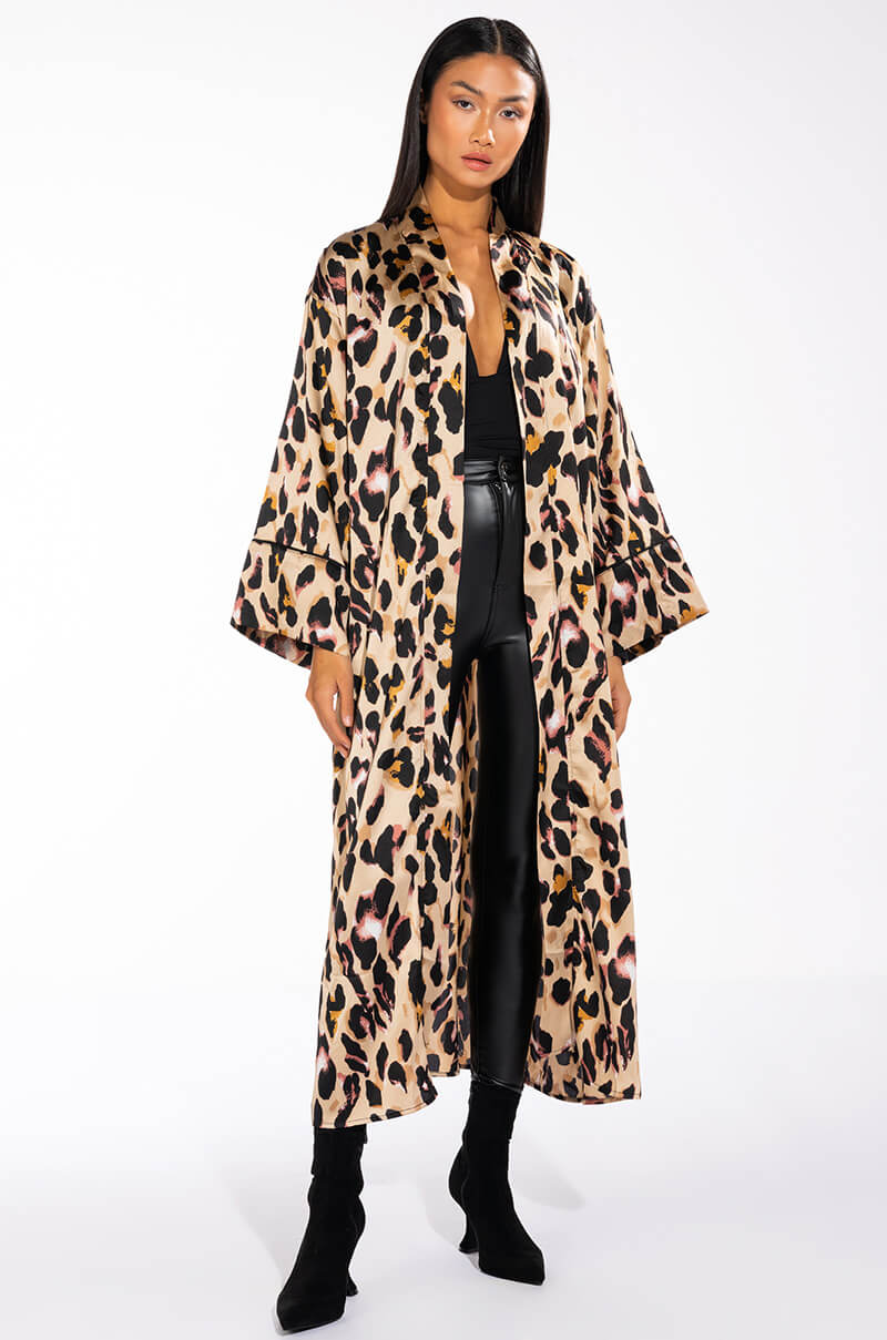 ANIMAL PRINT DUSTER view 0