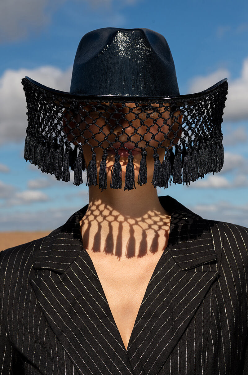 MAVERICK WESTERN FRINGE COWBOY HAT view 0