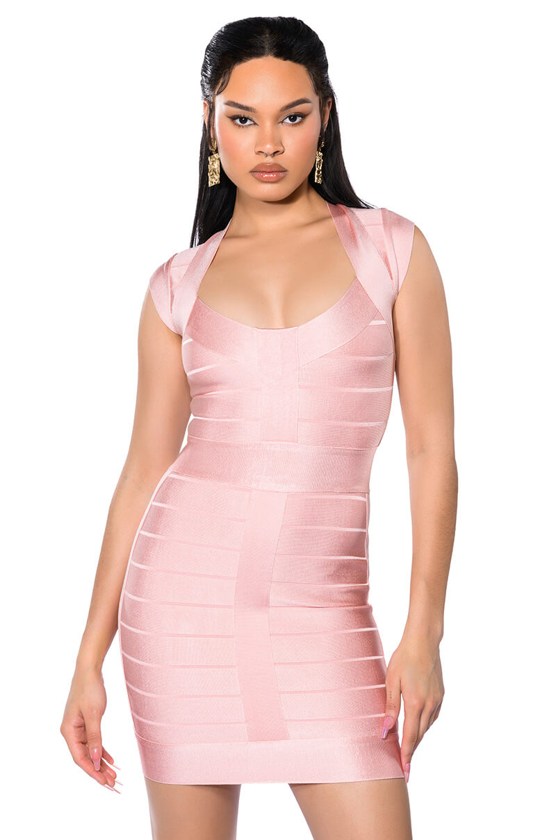 MILA CAP SLEEVE SOFT BANDAGE MINI DRESS AKIRA MILA CAP SLEEVE SOFT BANDAGE MINI DRESS AKIRA