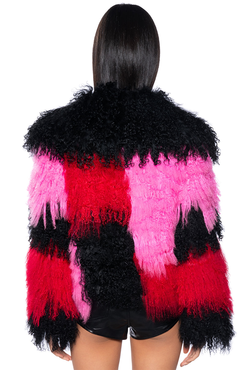 Extra View My Beyday Colorful Real Mohair Jacket