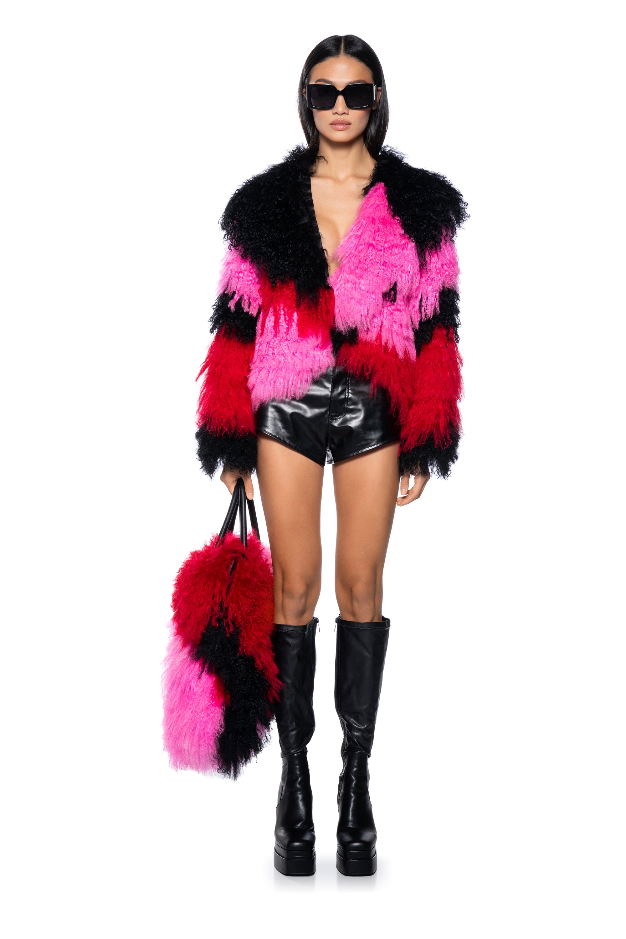 Extra View My Beyday Colorful Real Mohair Jacket