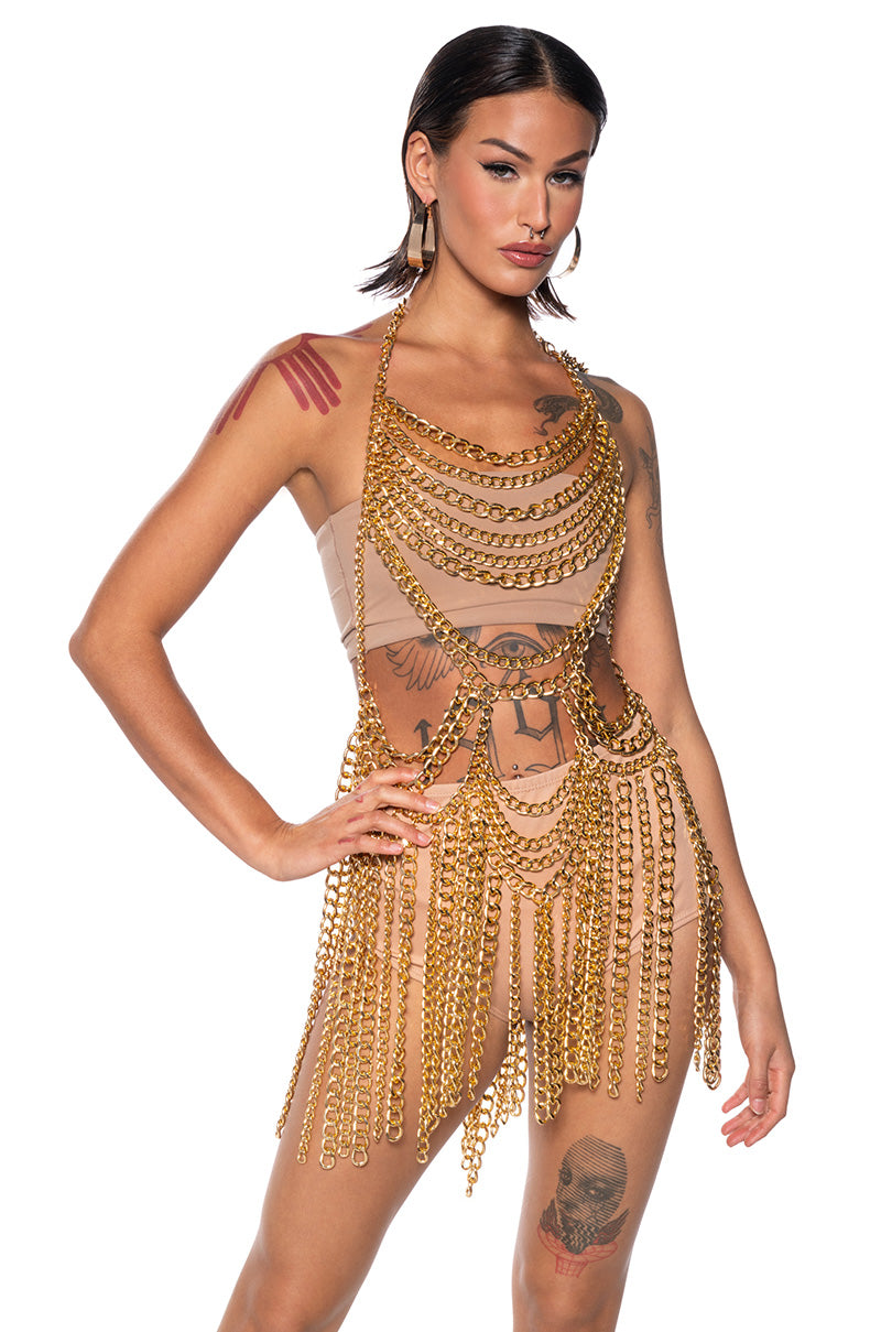 GOODBYE CHAIN ANGEL OVERLAY MAXI DRESS AKIRA GOODBYE CHAIN ANGEL OVERLAY MAXI DRESS AKIRA