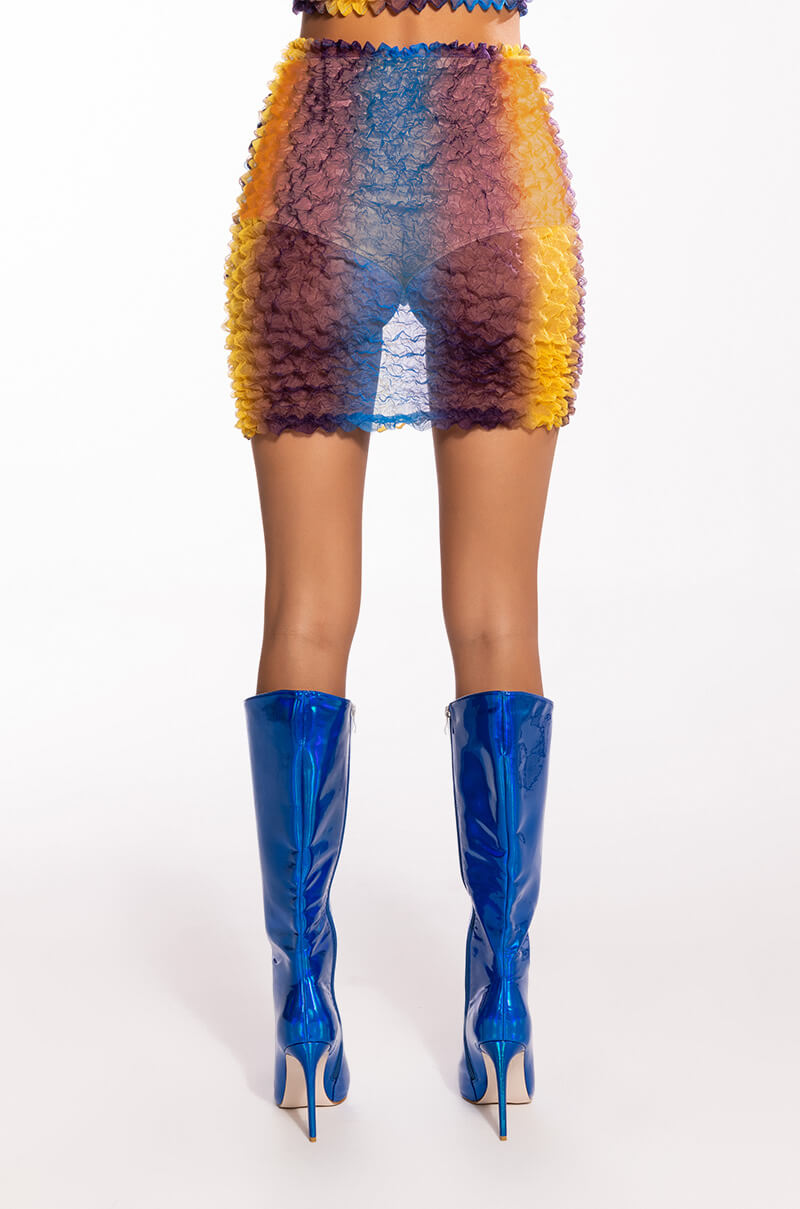 Extra View Paloma Textured Mini Skirt