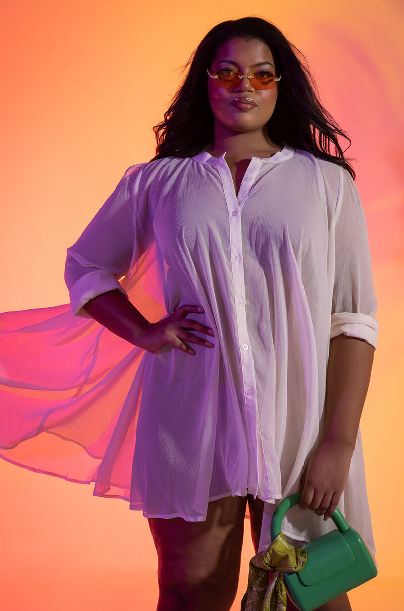 PLUS RESORT A LINE MINI DRESS AKIRA PLUS RESORT A LINE MINI DRESS AKIRA