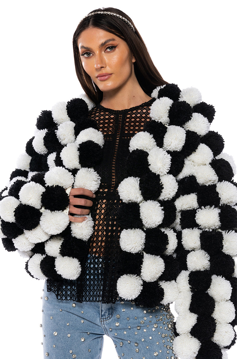 POM POM CARDIGAN - Main Image