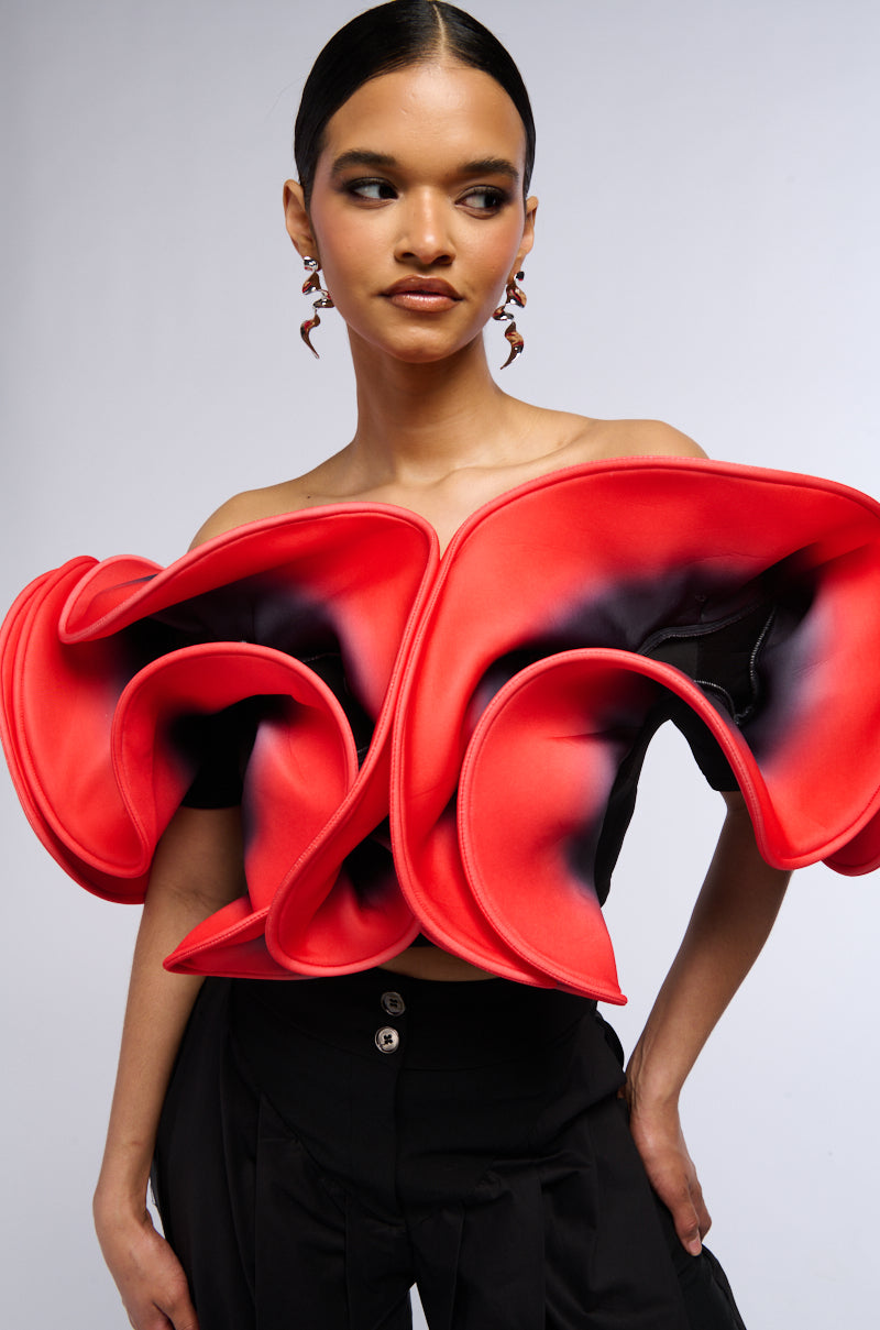 PRETTY GIRL ROSE TOP view 0