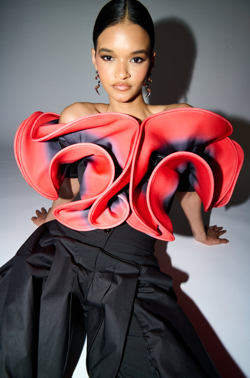 Full View Pretty Girl Rose Top