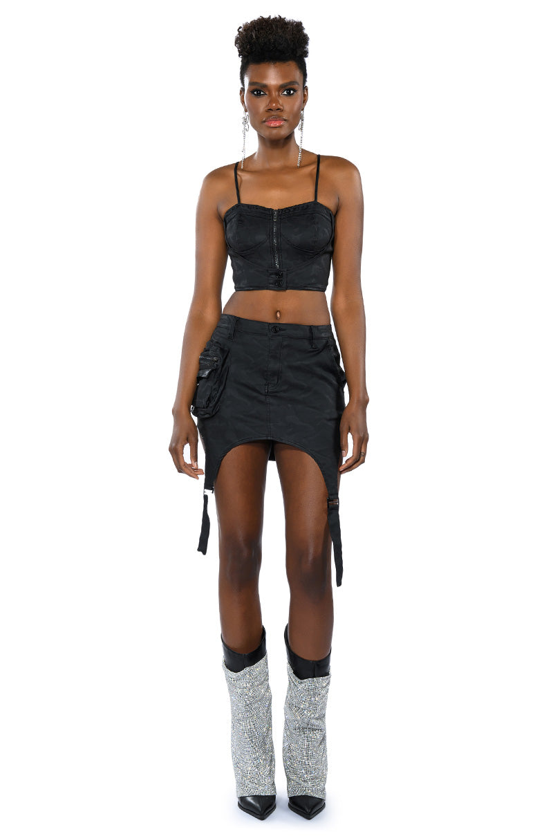 Full View Ranger Camo Mini Skirt