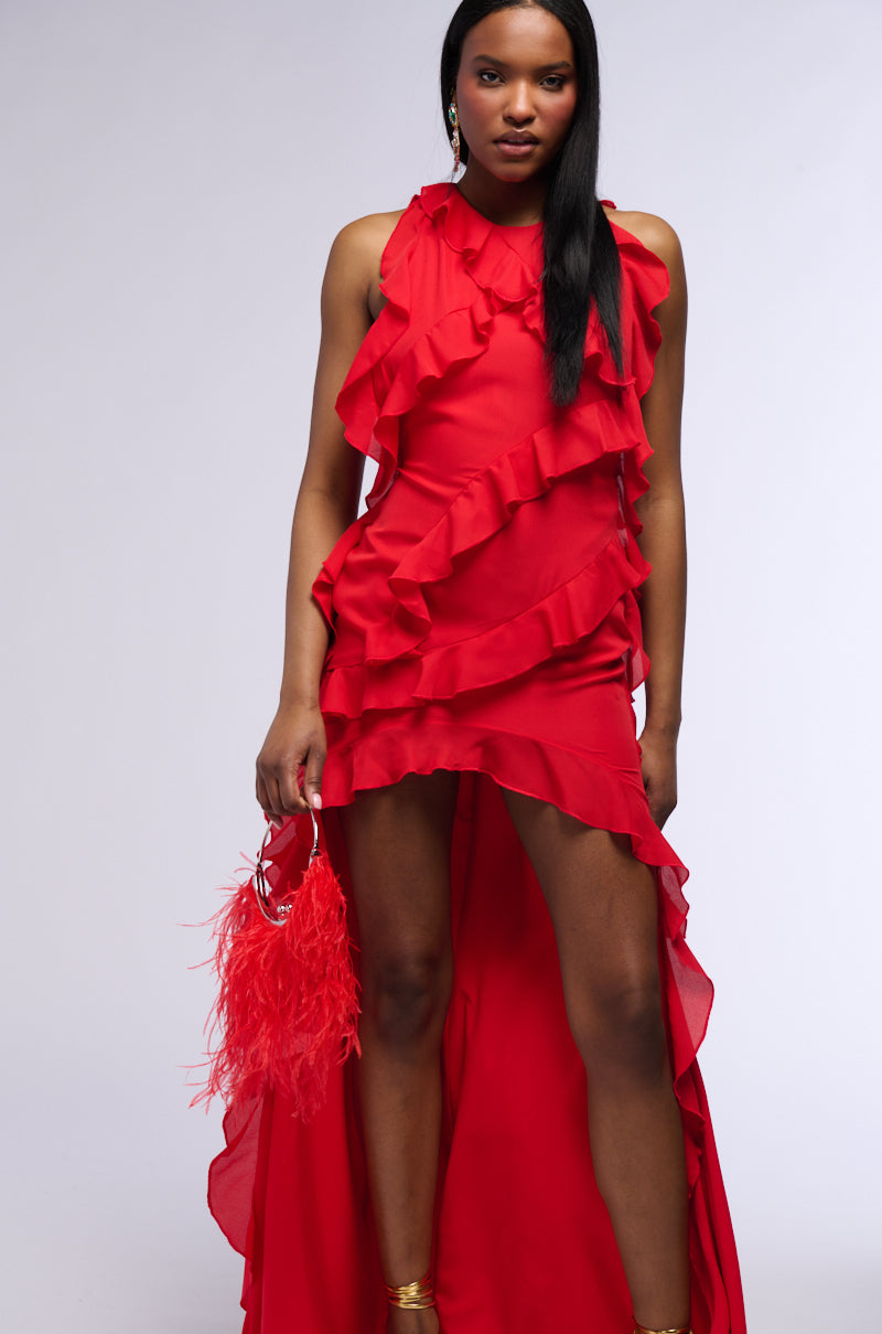 mini high low dress SOFIA POPLIN HIGH LOW MINI DRESS