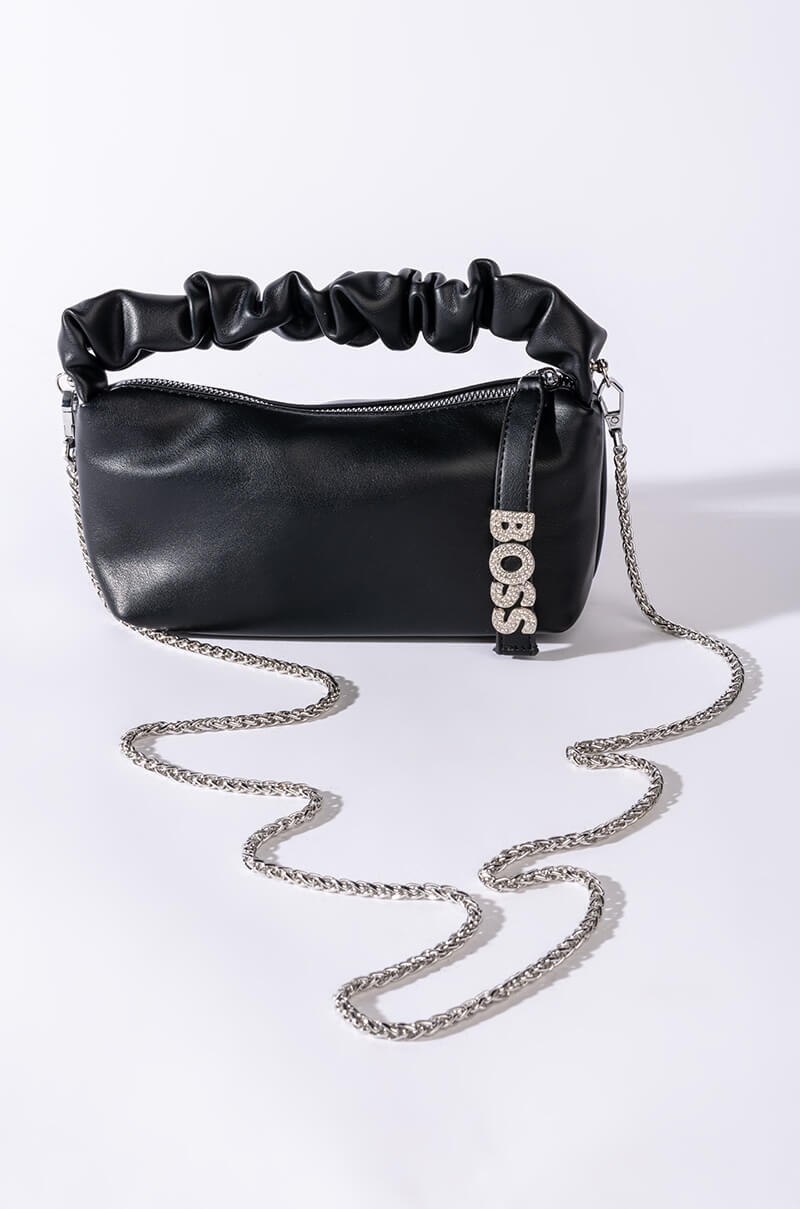 Back View Rich Black Bag