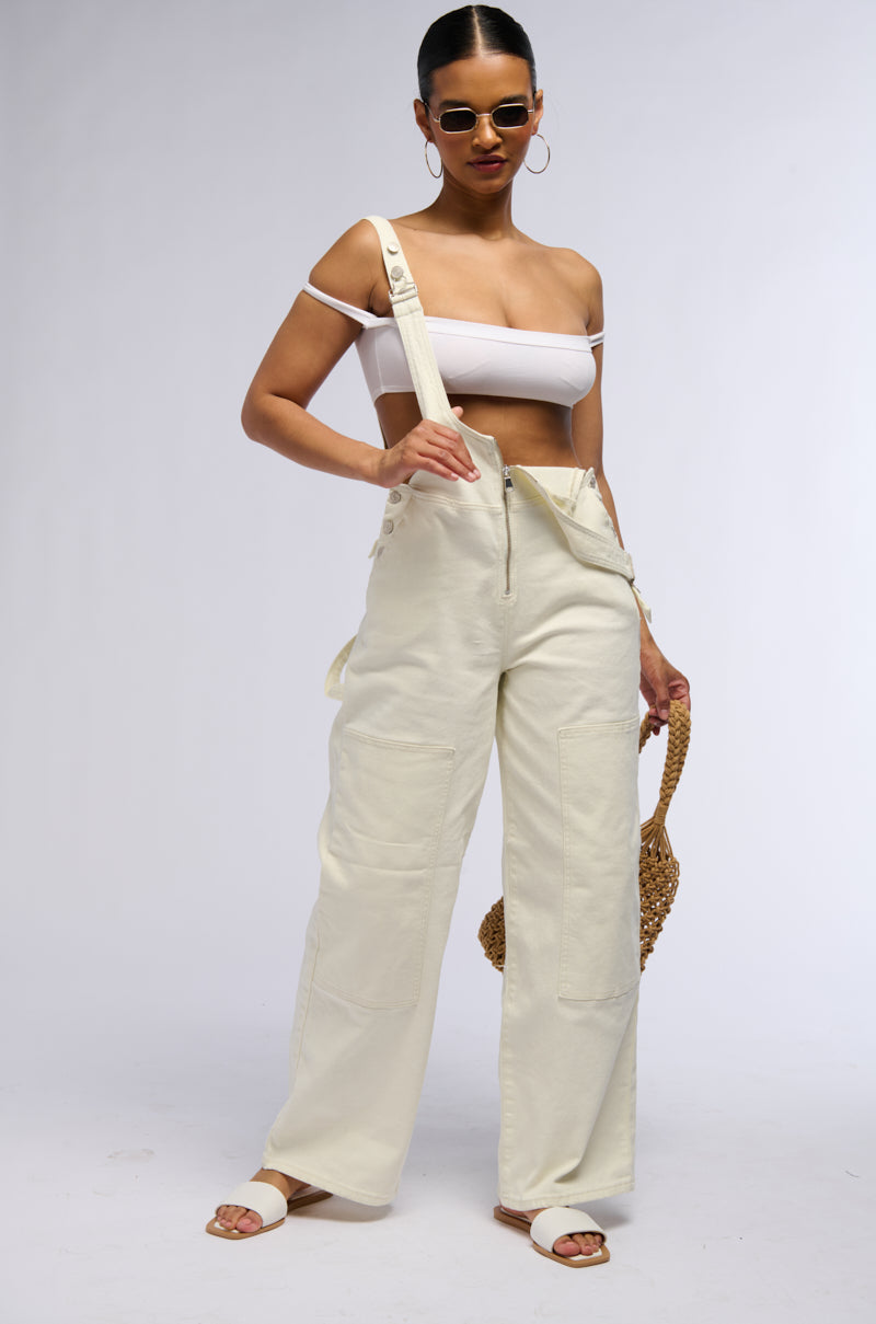 RISE UP DENIM OVERALLS view 0