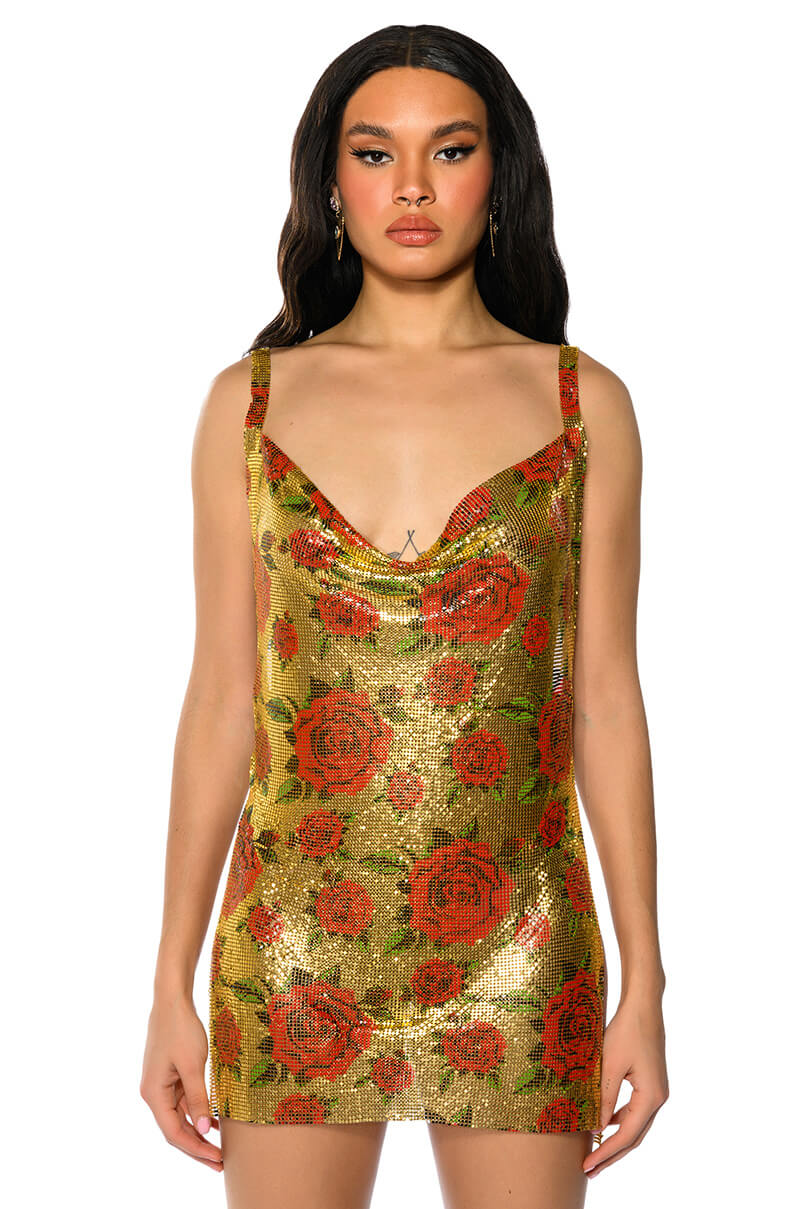 ROMANCE CHAINMAIL MINI DRESS – AKIRA ROMANCE CHAINMAIL MINI DRESS – AKIRA
