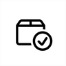 A black calendar icon with a checkmark on a white background signifies Route's commitment to sustainability. Two top rings and the checkmark indicate completion, highlighting Shipping Protection by Route's commitment to carbon-neutral shipping.