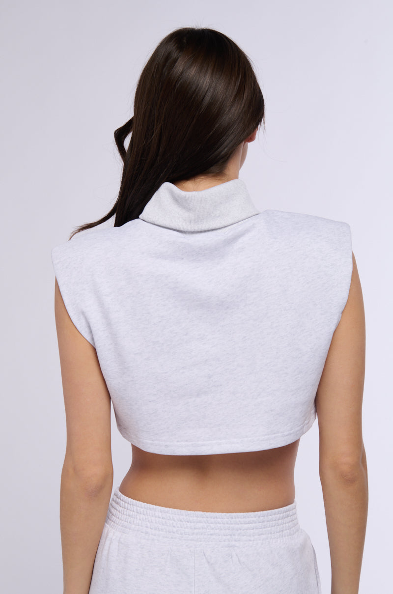 Full View Saturdaze Turtleneck Sleeveless Top