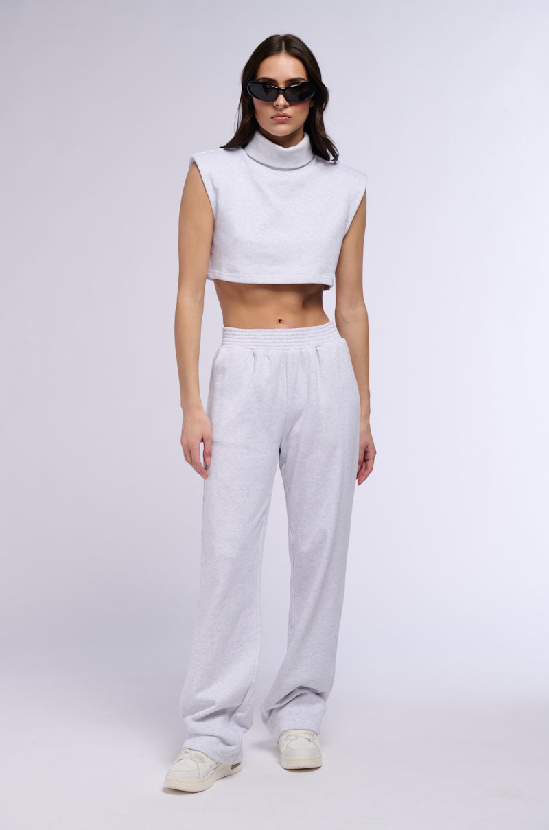 Extra View Saturdaze Turtleneck Sleeveless Top