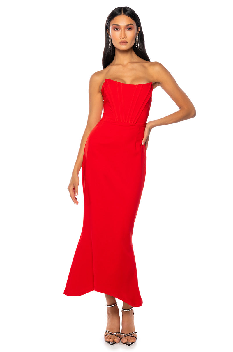 ARIEL CORSET STRAPLESS MERMAID DRESS AKIRA ARIEL CORSET STRAPLESS MERMAID DRESS AKIRA
