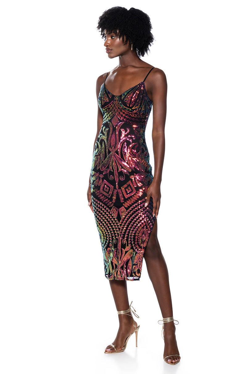 start the show sequin dress Start The Show Sequin Dress FN - Rose Gold