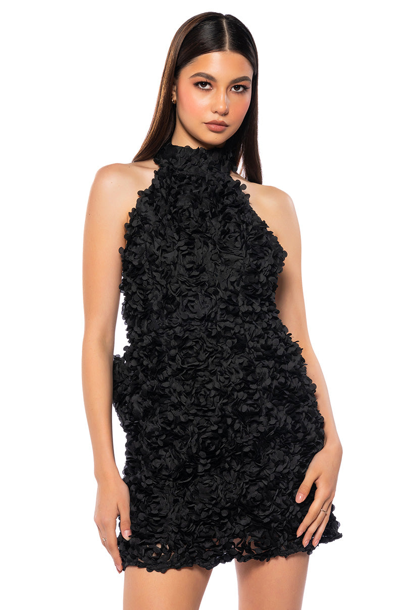 TREAT ME WELL TEXTURED MINI DRESS AKIRA TREAT ME WELL TEXTURED MINI DRESS AKIRA