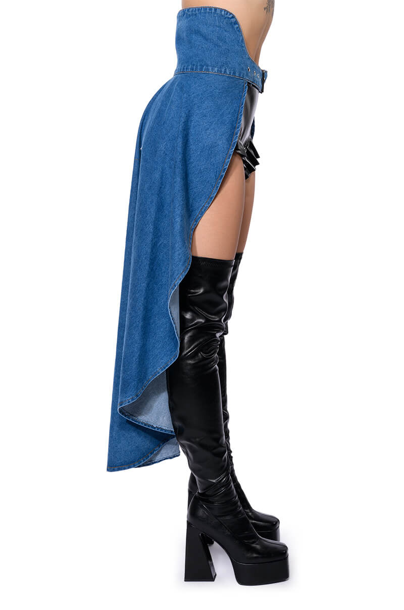 Extra View Walk On The Wild Side Denim Waist Belt