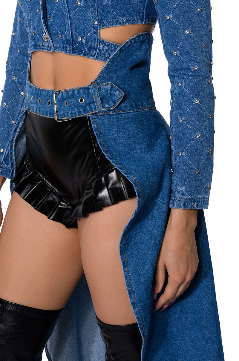 Extra View Walk On The Wild Side Denim Waist Belt