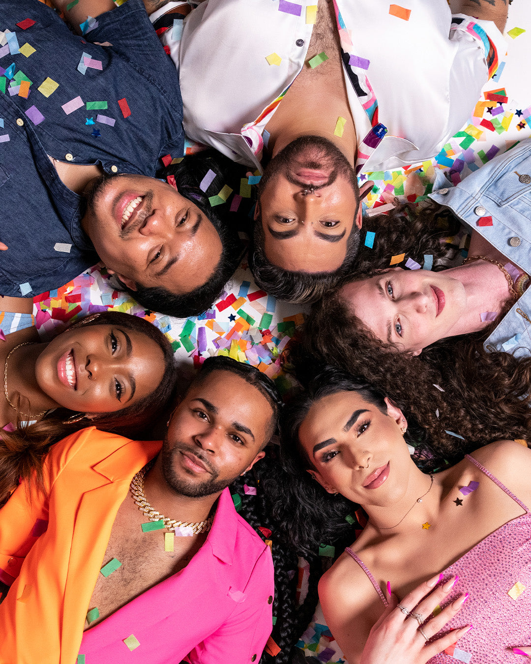 LGBTQ+ individuals celebrating Pride month