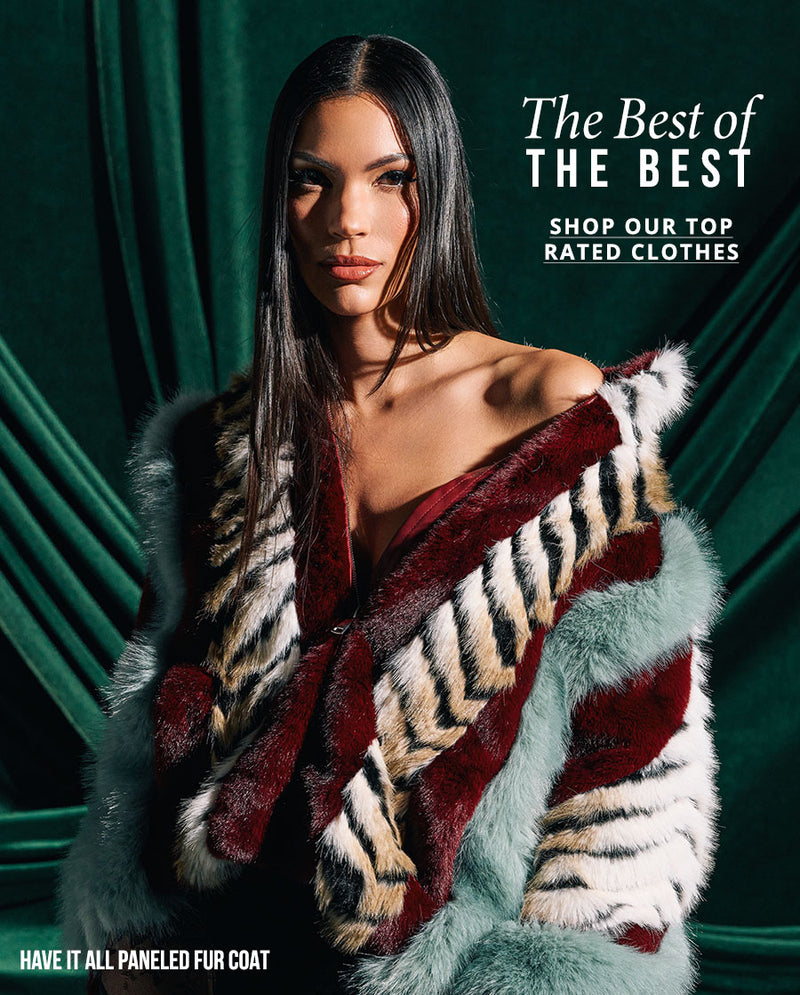 The Best of the Best: Shop our Top Rated Clothes
HAVE IT ALL PANELED FUR COAT