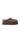 The UGG Tazz in Hickory features a thick sole and textured stitching around the opening, making it perfect for a cozy ensemble. Its minimalist design is enhanced by an embossed logo on the side, making it an ideal addition to any wool blend outfit.