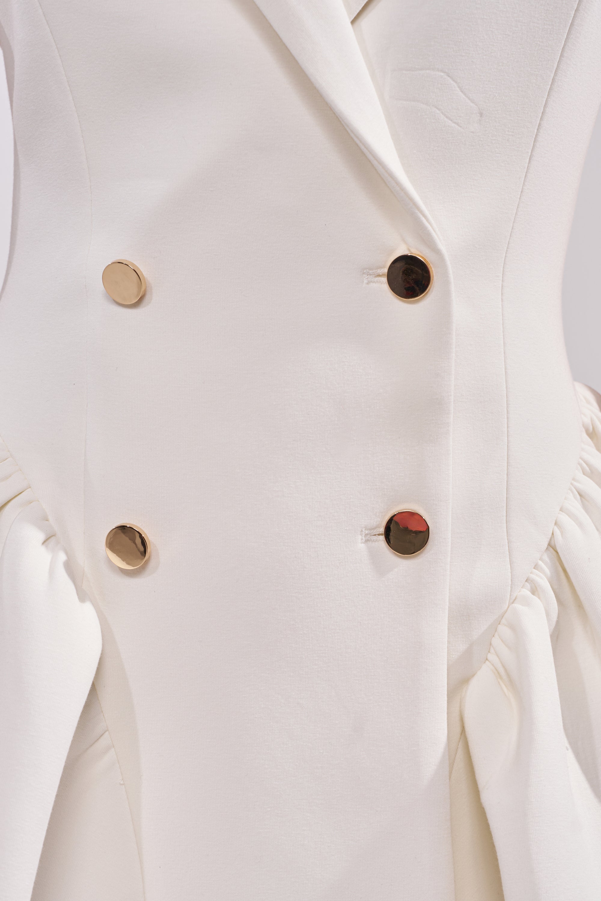 AKIRA Representing Me Sleeveless Blazer Dress | White