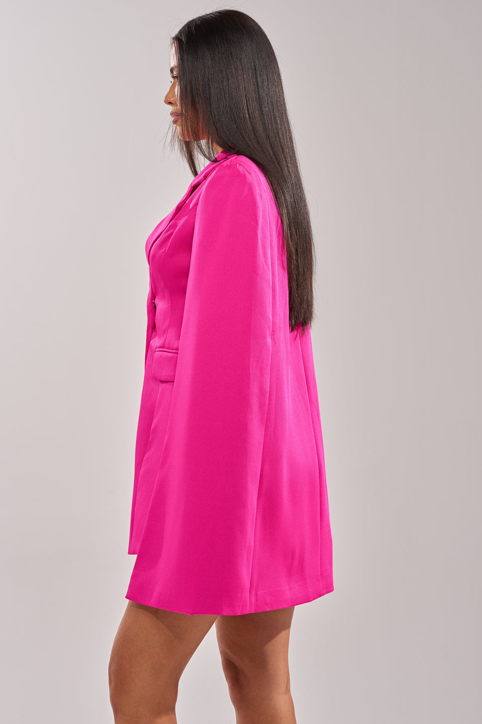 pink blazer dress AKIRA A La Mode Mini Blazer Dress | Pink