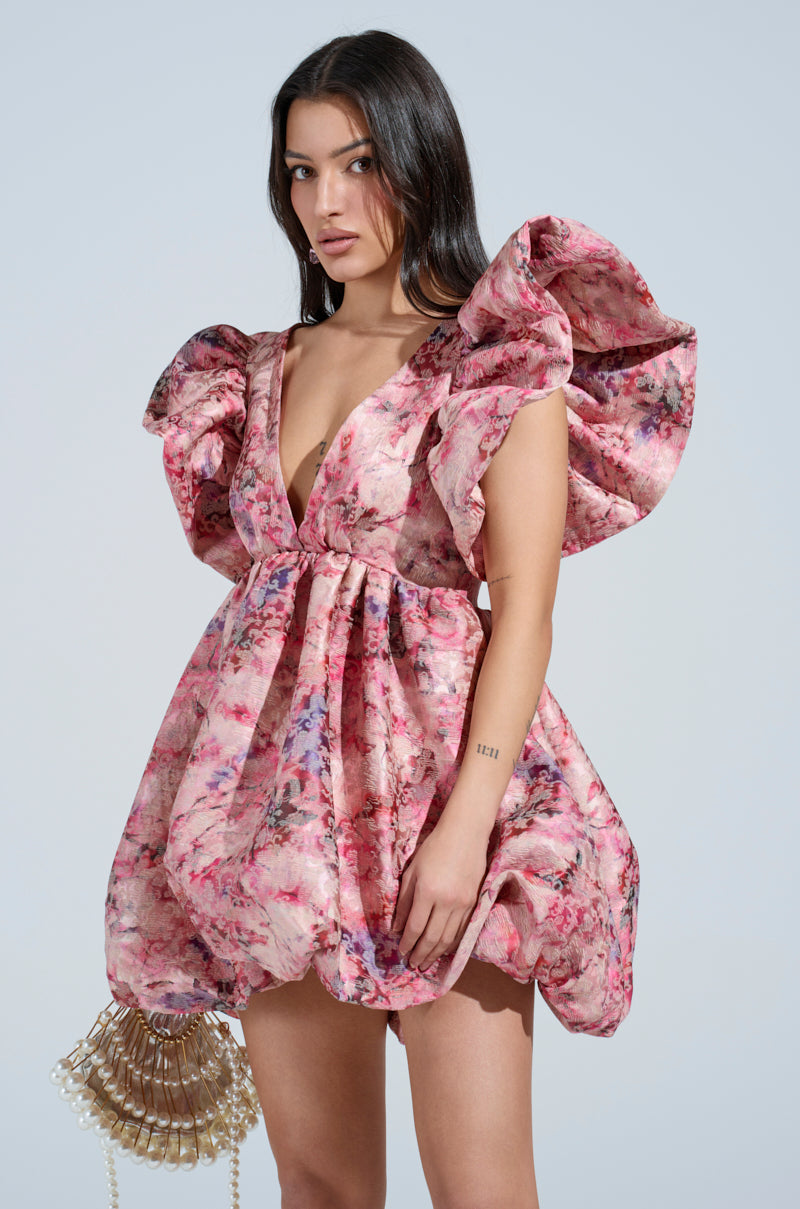 BELLE OF THE BALL PRINTED MINI DRESS – AKIRA BELLE OF THE BALL PRINTED MINI DRESS – AKIRA