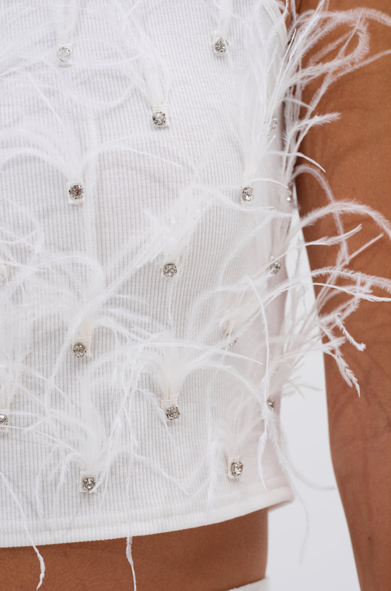 BIRDS OF A FEATHER SLEEVELESS TOP – AKIRA