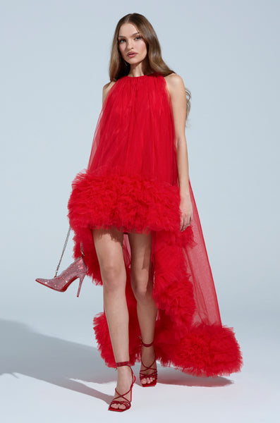 volume tulle dress | Acka.｜ エーシーケーエー｜公式
