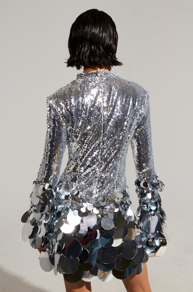 THE MOMENT SEQUIN MINI DRESS AKIRA