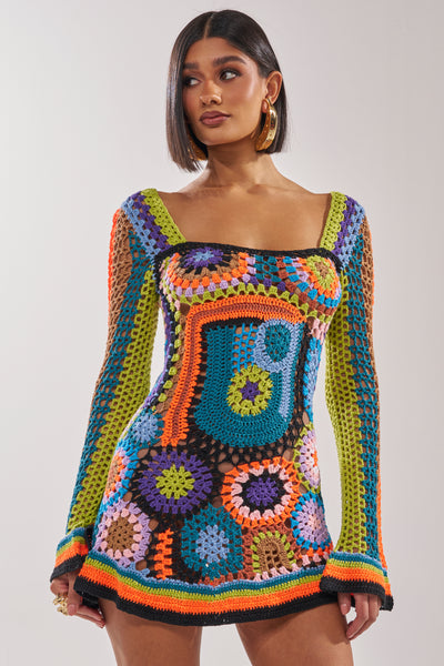 PARADISE FOUND KNIT MINI DRESS – AKIRA