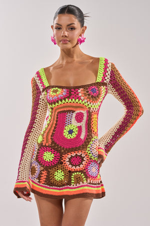 CABANA CROCHET MINI DRESS – AKIRA