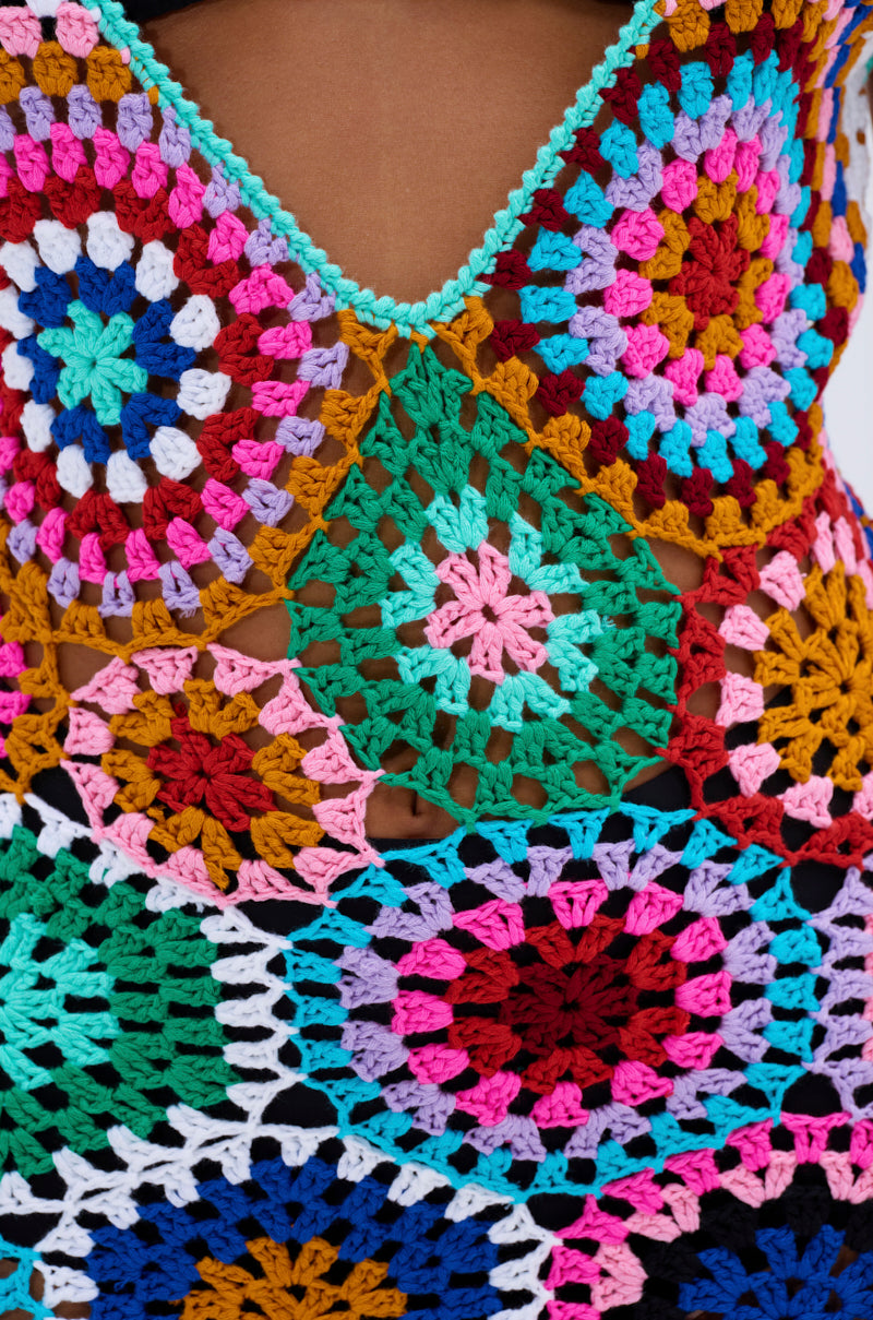 AKIRA Take Me To The Beach Crochet Midi Dress | Size Small AKIRA Take Me To The Beach Crochet Midi Dress | Size Small