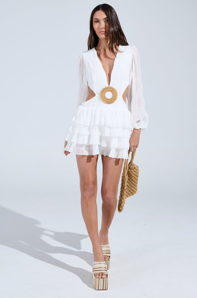 AJISAI mini frill puff OP ホワイト S AJISAI mini frill puff OP ホワイト S AJISAI mini frill puff