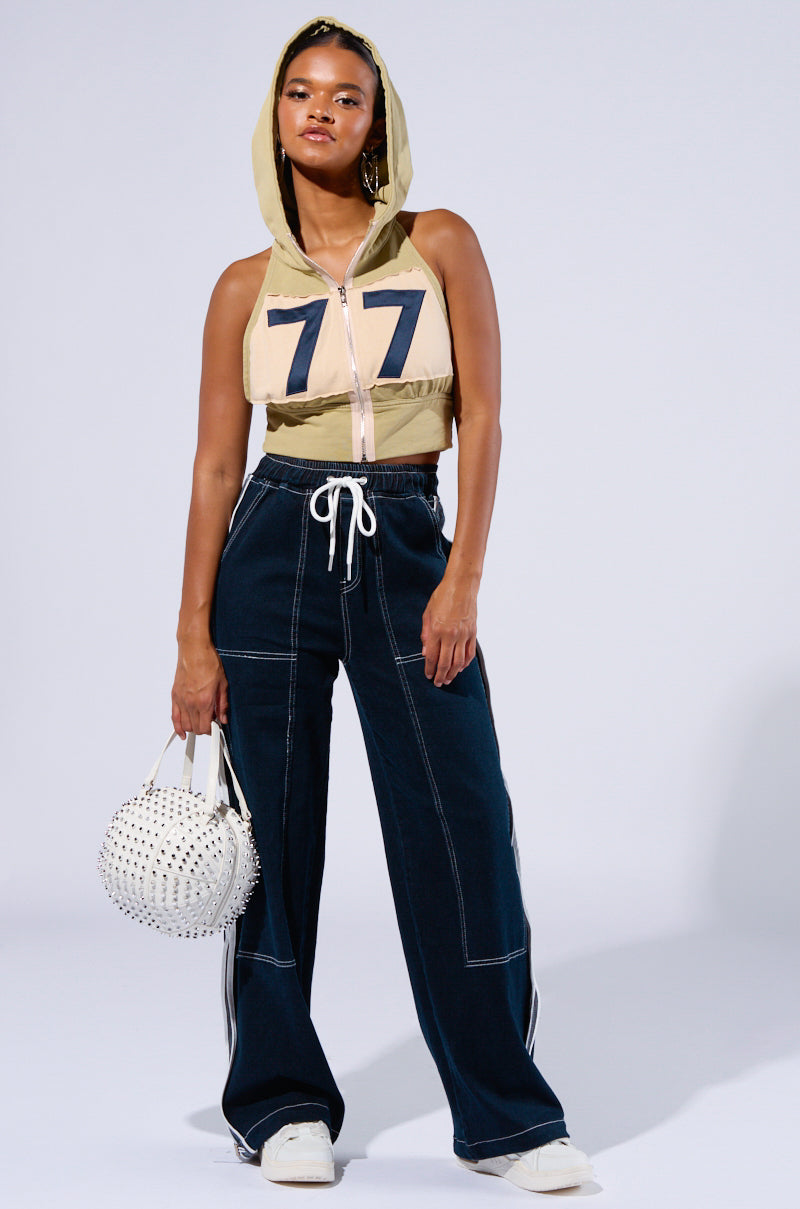 Denim Best Basics Women's Clothing Crop Top Cropped Denim