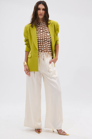 Akiara Top Frosty Green