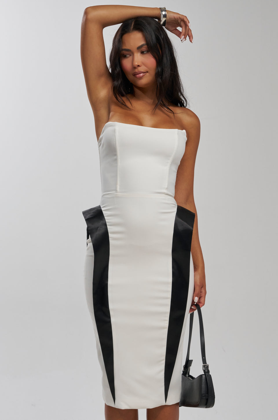 white dress structured Lace it adds a touch of romance and charm The Structured A-Line Mini Dress