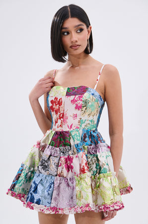STAND OUT BROCADE MINI DRESS AKIRA STAND OUT BROCADE MINI DRESS AKIRA