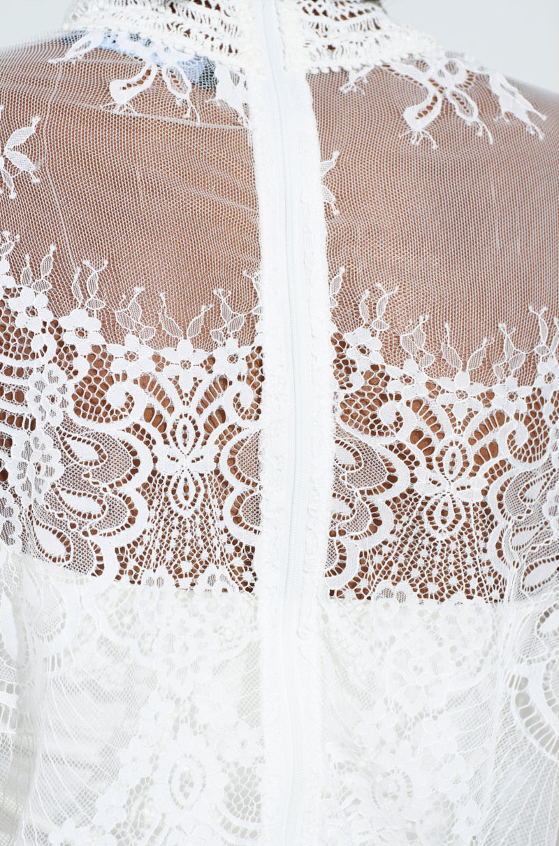 ★WAIKEI★ Maltese illustration lace sleeveless white YKBD02 Maltese Colorblock Hoody GREY - waikei