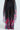 Introducing THE JULIE TROUSER: a flowing, sheer design featuring a pleated black waist that seamlessly transitions into vibrant floral patterns of pink, purple, and green hues. With wide, cape-like details and an elegant drape reminiscent of a wide-leg silhouette.