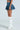 SCALE DENIM MINI SKIRT