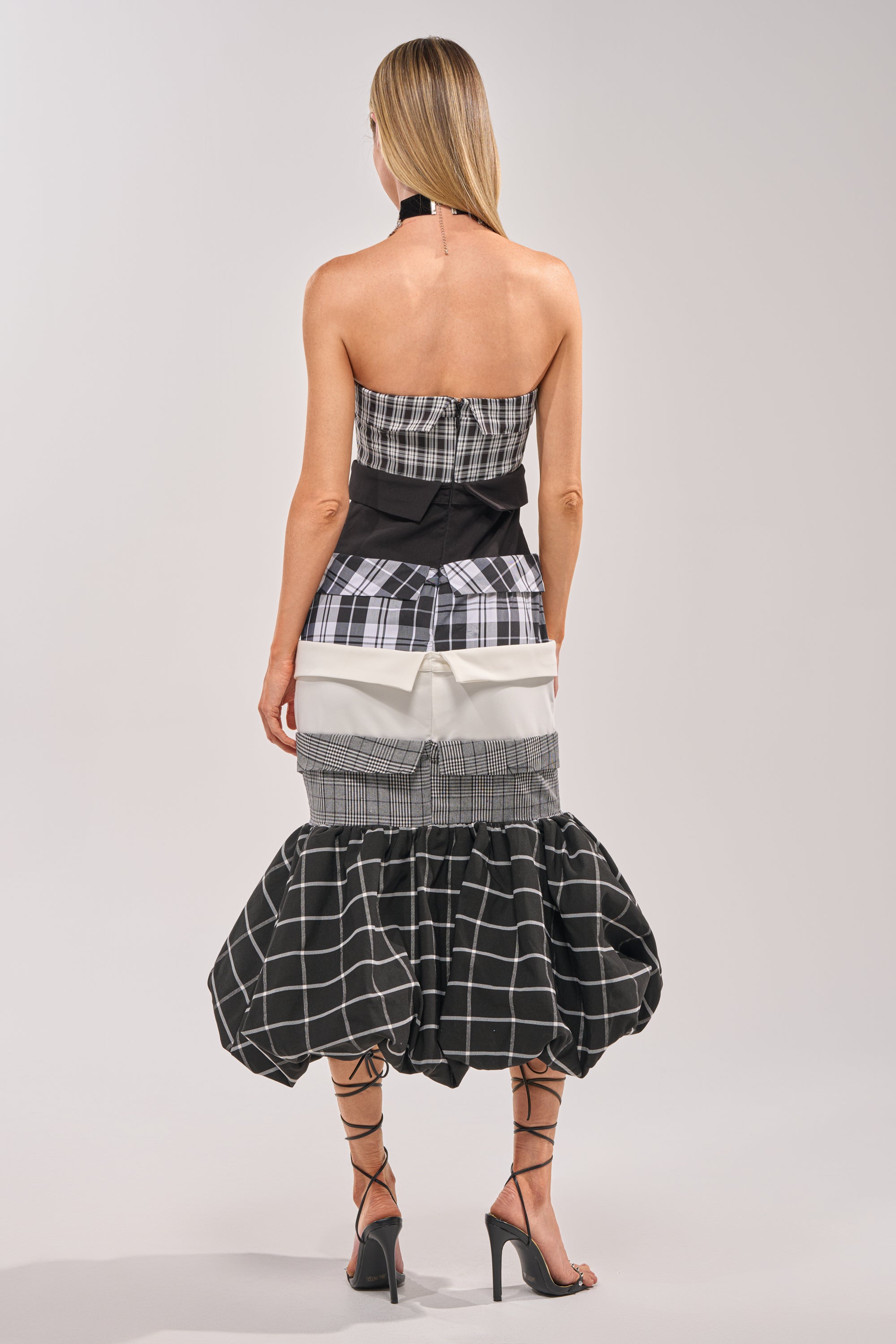 CHANGING IT UP PLAID MIDI DRESS AKIRA CHANGING IT UP PLAID MIDI DRESS AKIRA