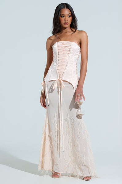 STAR OF THE SHOW CORSET MAXI DRESS – AKIRA