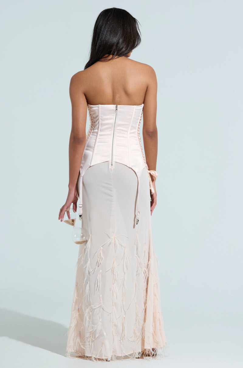 STAR OF THE SHOW CORSET MAXI DRESS – AKIRA