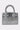 The SWERVE BLING PURSE is a stunning silver rhinestone bag with a crocodile-textured pattern, sparkling embellishments, top handle, front flap, and decorative lock buckle.