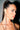 A woman with sleek, long dark hair in a high ponytail and dramatic makeup wears DRIP SEASON LONG DANGLE RHINESTONE EARRINGS as she poses against a neutral background, facing slightly to the right.