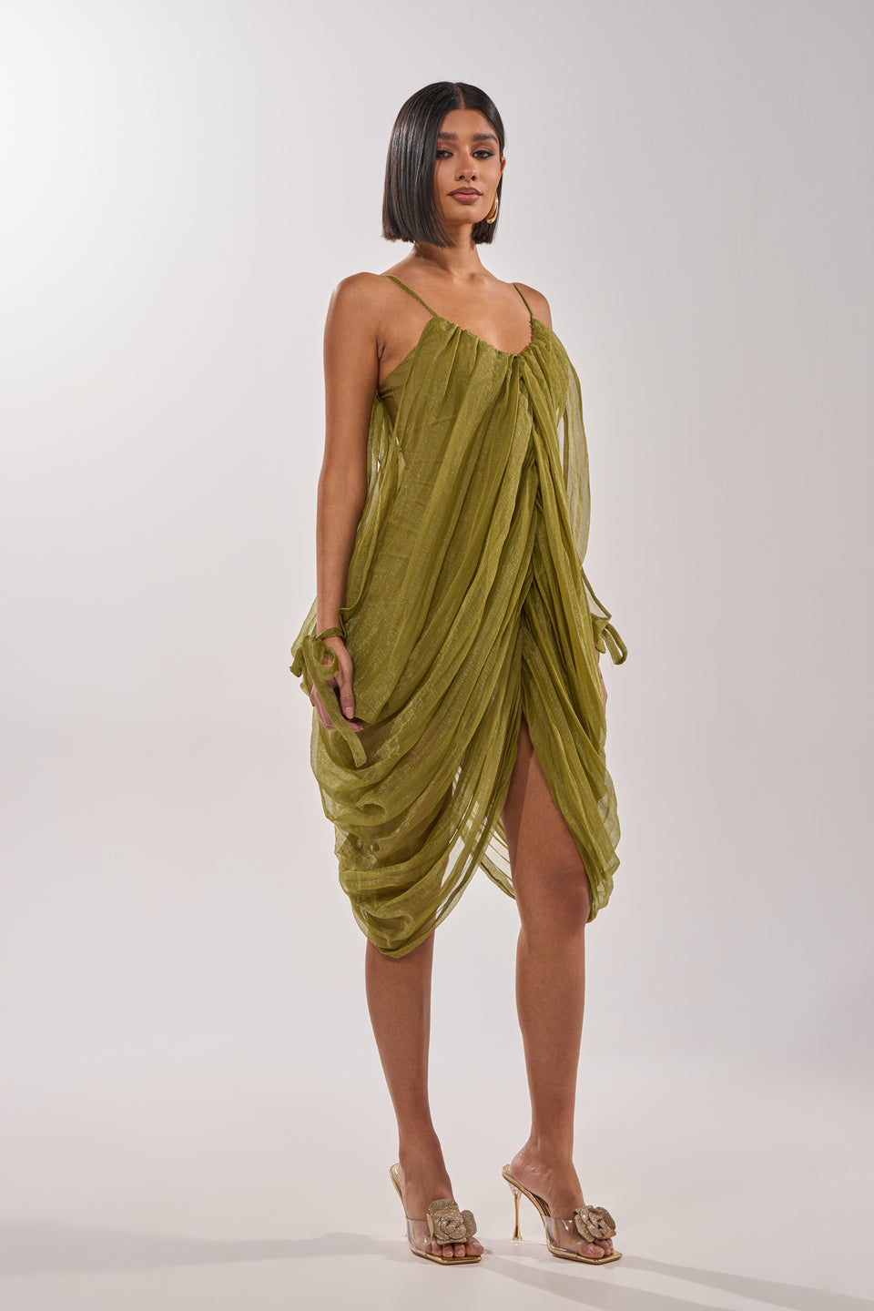 good vibing strappy mesh dress AKIRA Viva La Vida Mesh Dress